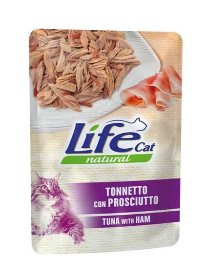 Life Cat Natural Filetti di Tonno con Prosciutto 70gr