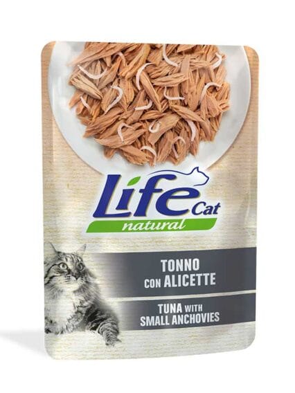 Life Cat Natural Filetti di Tonno con Alicette 70gr