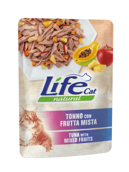 Life Cat Natural Filetti di Tonno con Misto Frutta 70gr