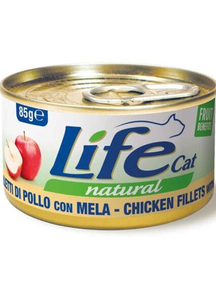 Life Cat Filetti di Pollo con Mela 85gr