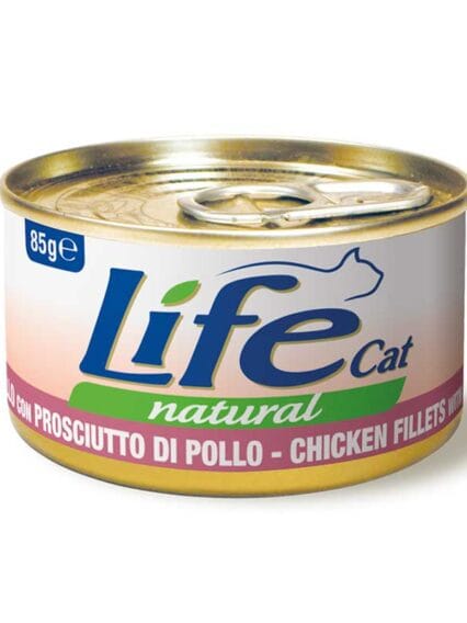 Life Cat Filetti di Pollo con Prosciutto 85gr