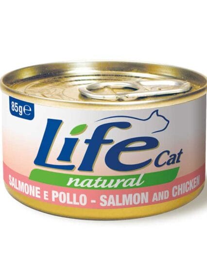 Life Cat Filetti di Salmone con Pollo 85gr