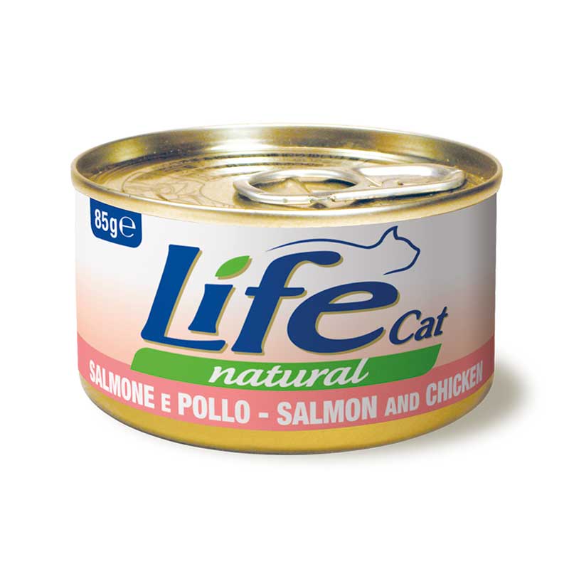 Life Cat Filetti di Salmone con Pollo 85gr