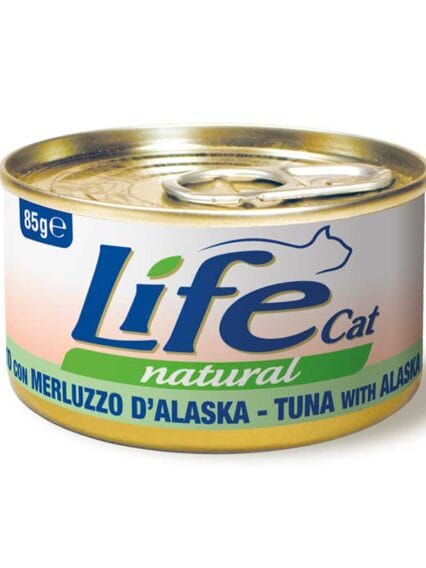 Life Cat Filetti di Tonno con Merluzzo D' Alaska 85gr