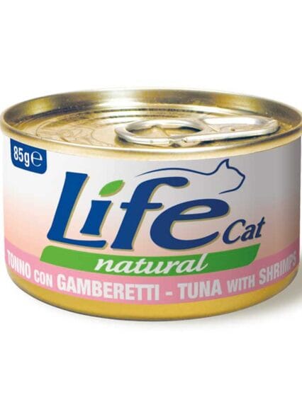 Life Cat Filetti di Tonno con Gamberetti 85gr