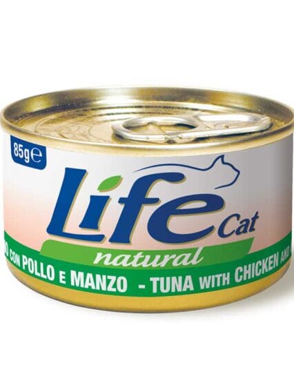 Life Cat Filetti di Tonno con Pollo e Manzo 85gr