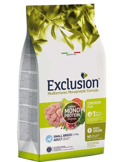 Exclusion Mediterraneo Noble Grain Adult Small Croccantini  Pollo 2kg