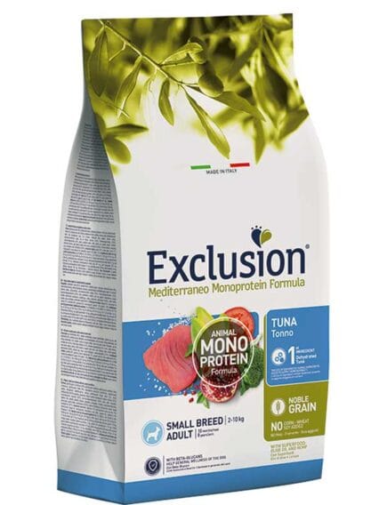 Exclusion Mediterraneo Noble Grain Adult Small Croccantini  Tonno 2kg