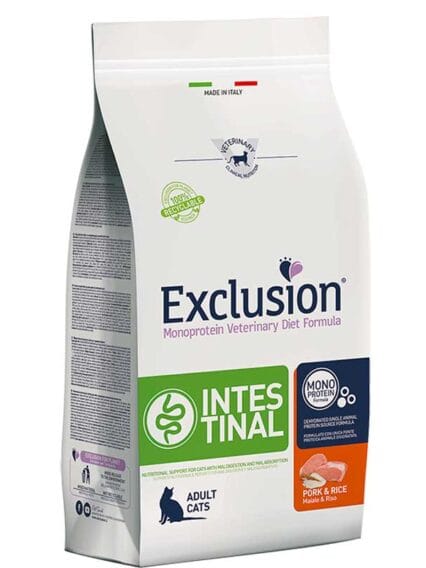 Exclusion Veterinary Diet Intestinal Maiale e Riso 1,5kg