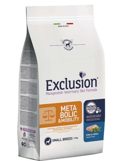 Exclusion Metabolic e Mobility Small Breed 2kg
