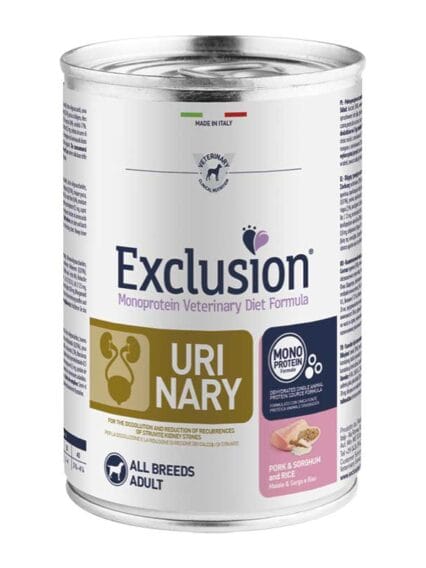 Exclusion Urinary Pork Sorghum e Rice All Breed 400gr
