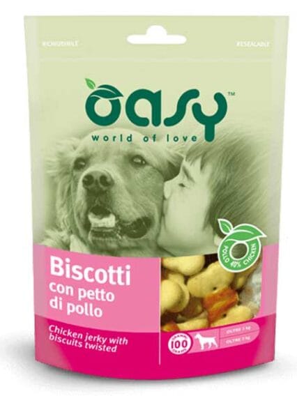 OASY BISCOTTI CON PETTO DI POLLO 100GR