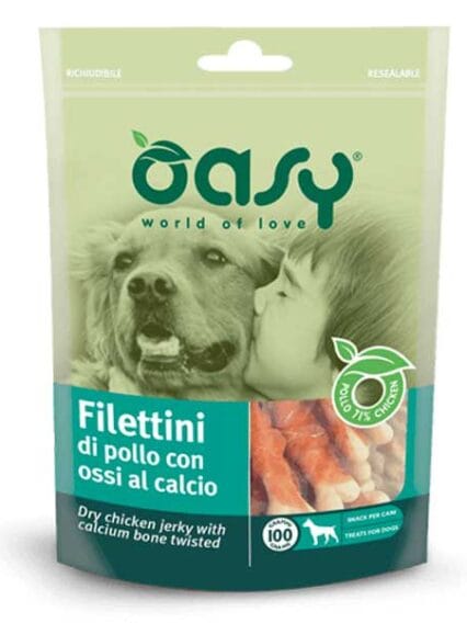 OASY FILETTINI DI POLLO CON OSSI DI CALCIO