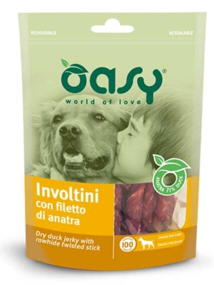 OASY INVOLTINI CON FILETTO DI ANATRA 100GR