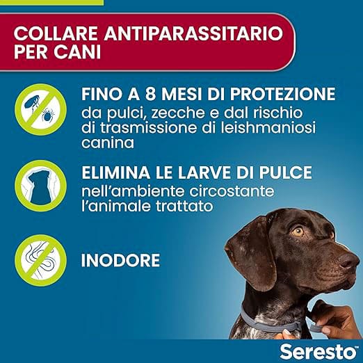 Seresto collare antiparassitario per Cani fino a 8kg - immagine 2