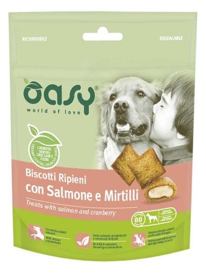 Oasy Biscotti Ripieni per cane 80gr