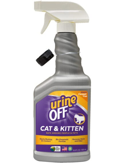 Urine Off Elimina Odori e Macchie per Gatti e gattini 500ml