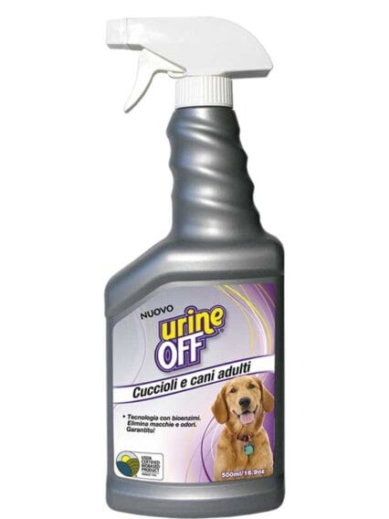Urine Off Elimina Odori e Macchie per Cani e cuccioli 500ml