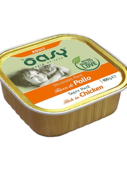 Oasy Delizioso Pat&egrave; Ricco di Pollo 100gr