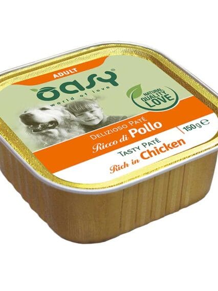 Oasy Delizioso Patè Adult ricco di Pollo 150gr