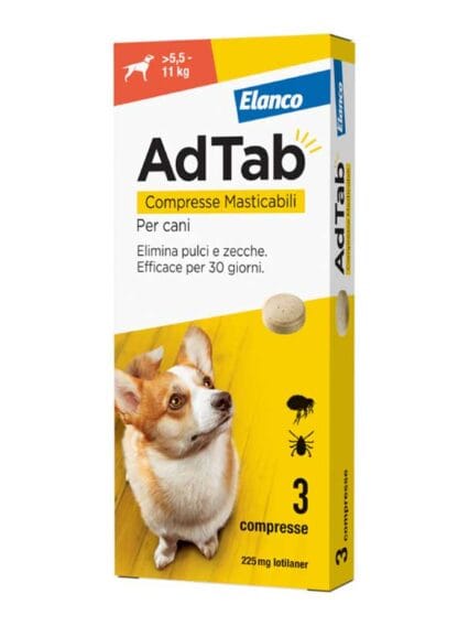 AdTab 5.5- 11 kg compresse masticabili per Cani