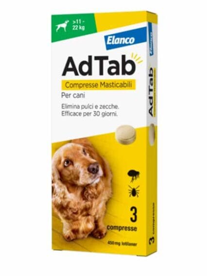 AdTab 11-22 KG compresse masticabili per Cani