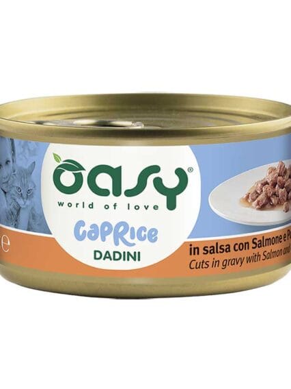 CAPRICE Dadini in Salsa con Salmone e Pollo 85gr