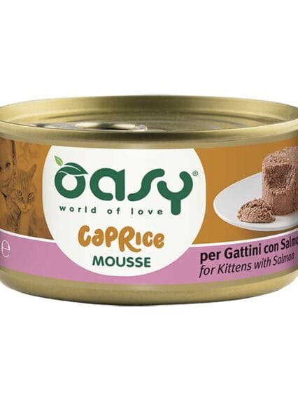 CAPRICE Mousse per Gattini con Salmone 85gr
