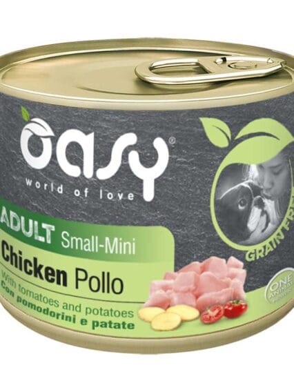 Oasy Grain Free Adult Mini Pollo Pomodorini e Patate 200gr