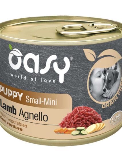 Oasy Grain Free Puppy Mini Agnello con Verdure 200gr