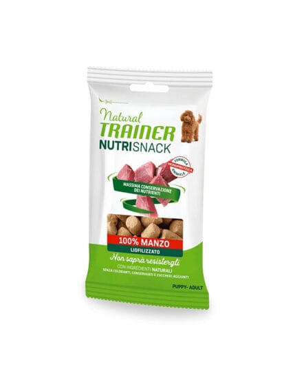 Natural Trainer Nutrinsaporitori Liofilizzato  100% Manzo 20gr