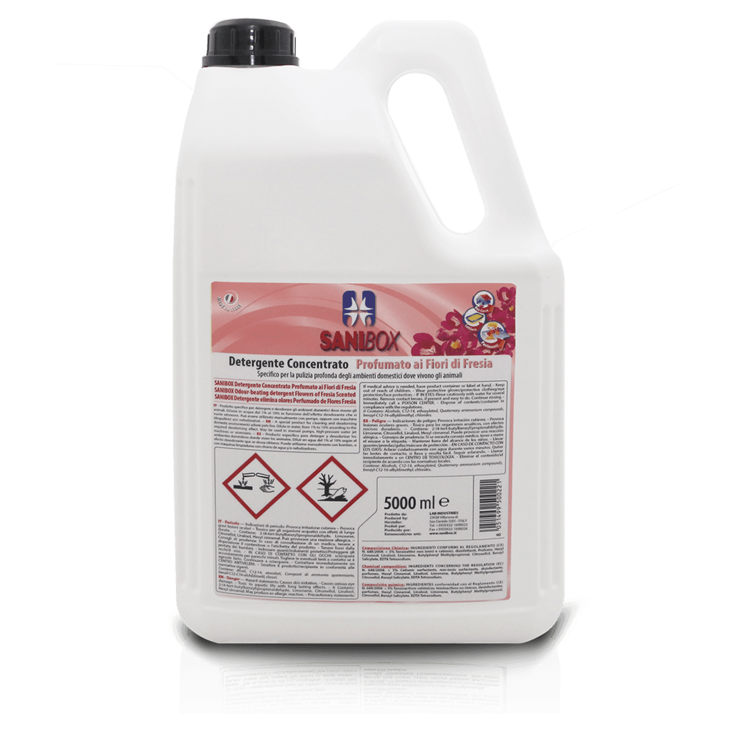 SANIBOX DETERGENTE PAVIMENTI CONCENTRATO DA 5 LITRI