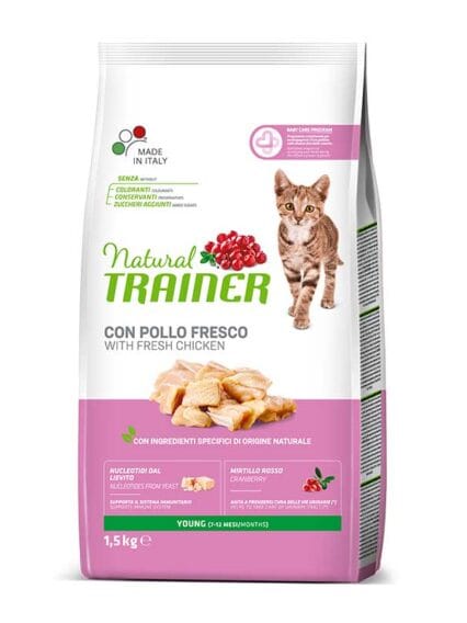Natural Trainer Young cat Pollo 1.5kg