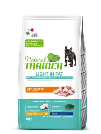 Natural Trainer Light in Fat Mini Adult con Tacchino 2kg