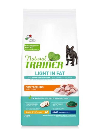 Natural Trainer Light in Fat Mini Adult con Tacchino 7kg
