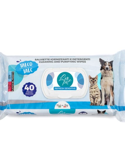 SALVIETTE DETERGENTI leopet da 40pz