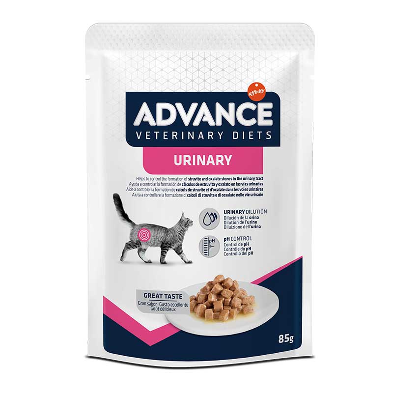 Advance Veterinary Diets Urinary Cibo Umido per Gatti Multipack 12 bustine da 85g - immagine 2