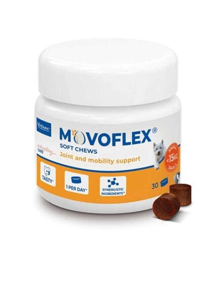 Virbac Movoflex Cane Small FINO a 15kg compresse masticabili