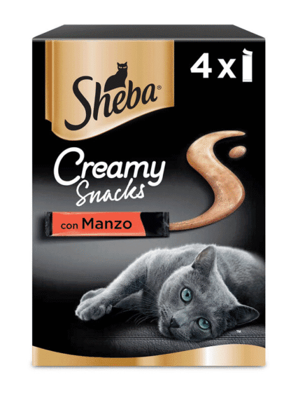 Sheba Creamy Snack 4x12gr MANZO