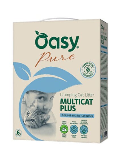 Lettiera Oasy Pure MULTICAT PLUS Agglomerante 10lt