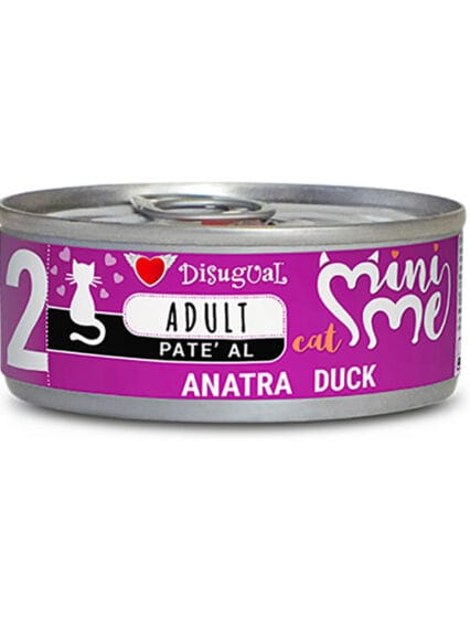 Disugual MiniMe 2 Adult Anatra Pate' 85gr umido gatto