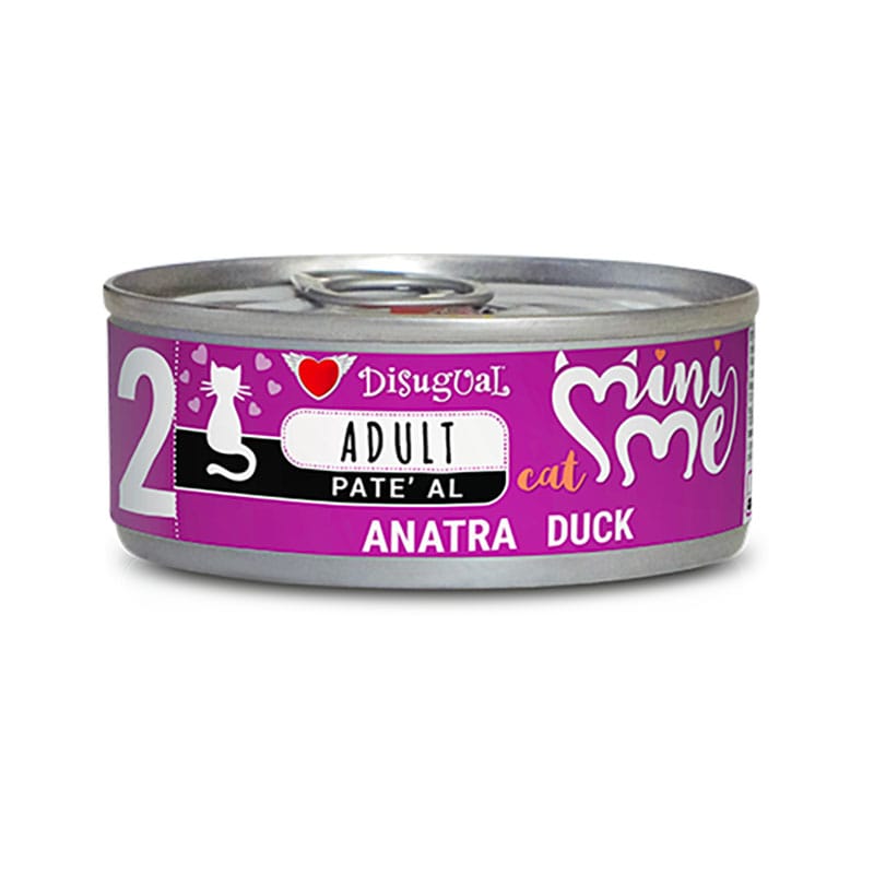 Disugual MiniMe 2 Adult Anatra Pate' 85gr umido gatto