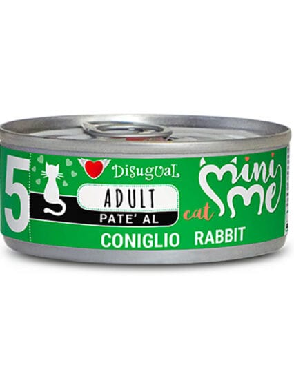 Disugual MiniMe 5 Adult Coniglio Pate' 85gr umido gatto
