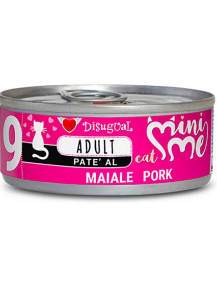 Disugual MiniMe 9 Adult Maiale Pate' 85gr umido gatto