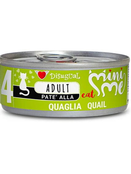 Disugual MiniMe 4 Adult Quaglia Pate' 85gr umido gatto