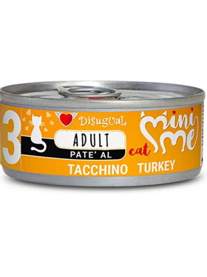 Disugual MiniMe 3 Adult Tacchino Pate' 85gr umido gatto