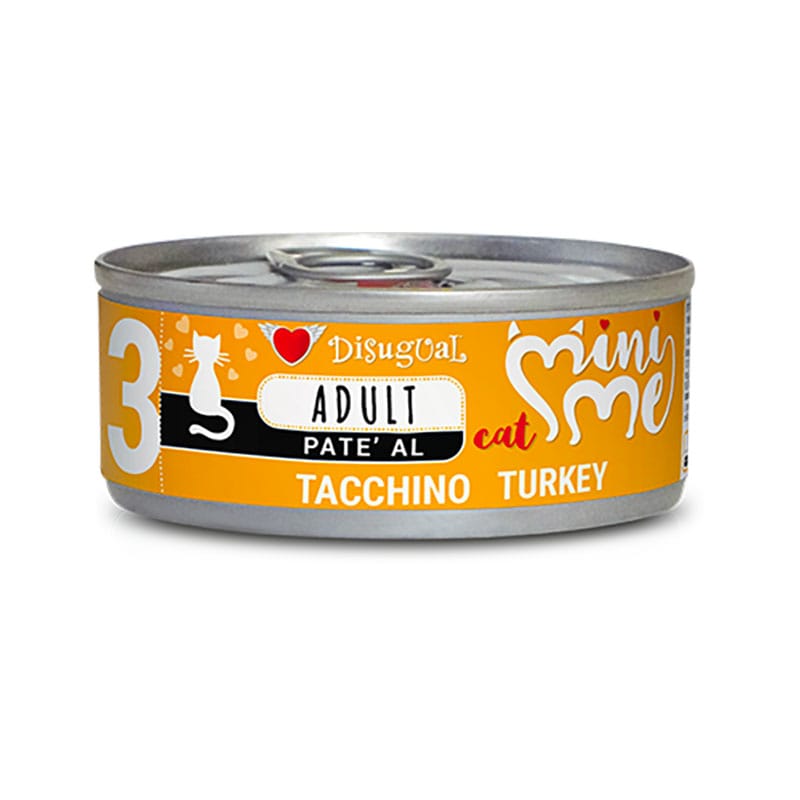 Disugual MiniMe 3 Adult Tacchino Pate' 85gr umido gatto