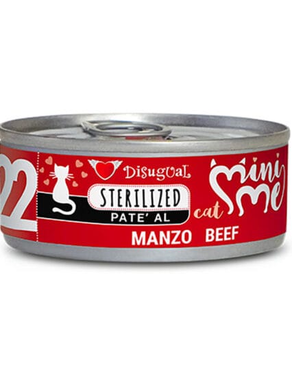 Disugual MiniMe 22 Adult Sterilized Manzo Pate' 85gr umido gatto