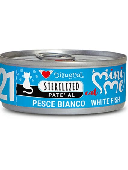 Disugual MiniMe 21 Adult Sterilized Pesce Bianco Pate' 85gr umido gatto