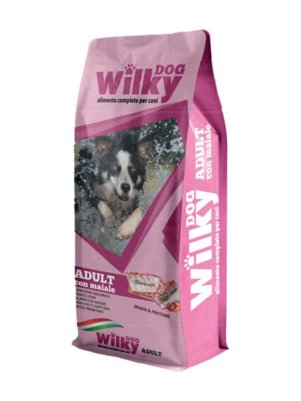 Wilky Dog Adult All Breed MAIALE alimento completo per cani 20kg